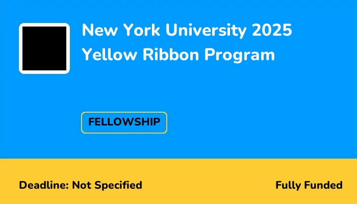 New York University 2025 Yellow Ribbon Program