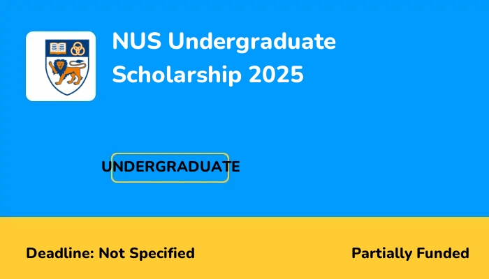 NUS Undergraduate Scholarship 2025