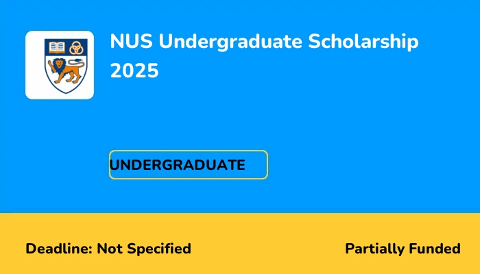 NUS Undergraduate Scholarship 2025