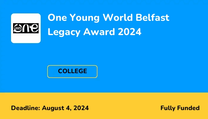 One Young World Belfast Legacy Award 2024