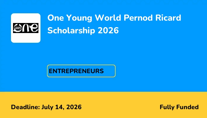 One Young World Pernod Ricard Scholarship 2026