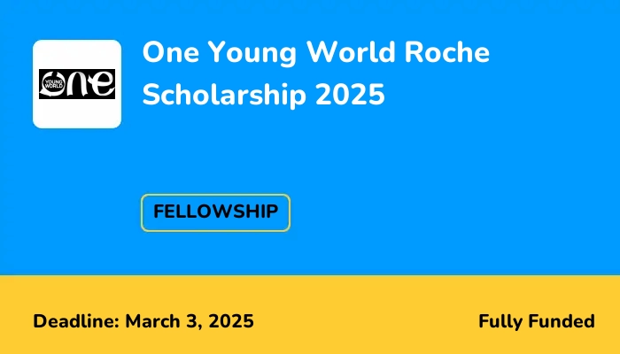 One Young World Roche Scholarship 2025