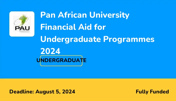 Pan African University Financial Aid for Undergraduate Programmes 2024