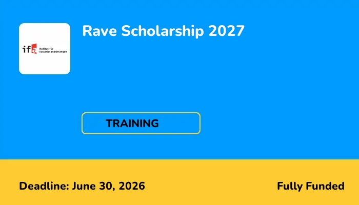 Rave Scholarship 2027