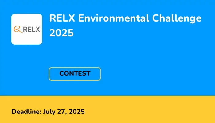 RELX Environmental Challenge 2025