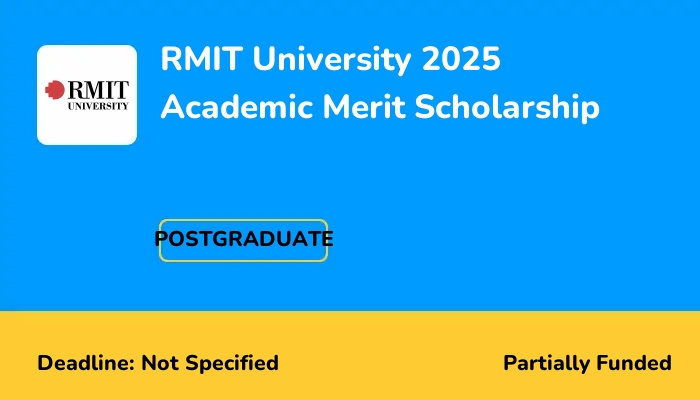RMIT University 2025 Academic Merit Scholarship