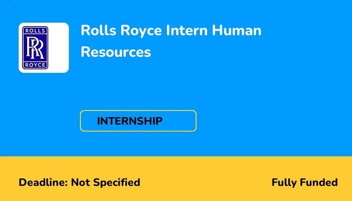Rolls Royce Intern Human Resources