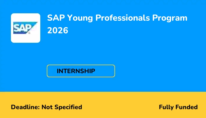 SAP Young Professionals Program 2026
