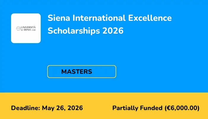 Siena International Excellence Scholarships 2026