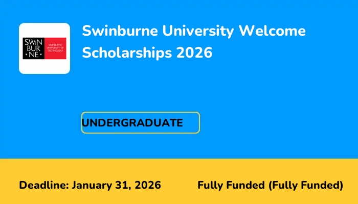 Swinburne University Welcome Scholarships 2026