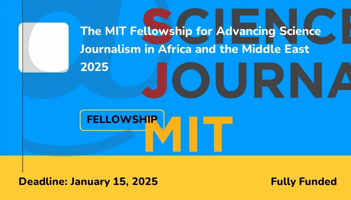 The MIT 2025 Fellowship for Advancing Science Journalism in Africa and the Middle East