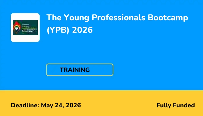 The Young Professionals Bootcamp (YPB) 2026