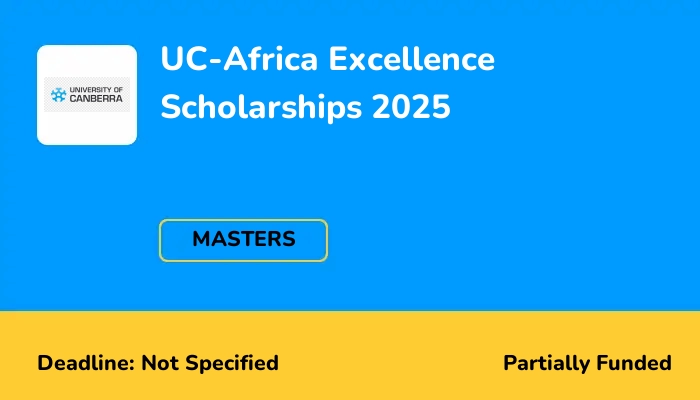 UC-Africa Excellence Scholarships 2025