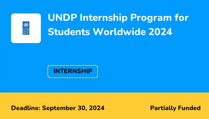 UNDP Internship Program for Students Worldwide 2024