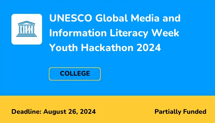 UNESCO Global Media and Information Literacy Week Youth Hackathon 2024