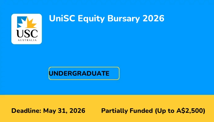 UniSC Equity Bursary 2026