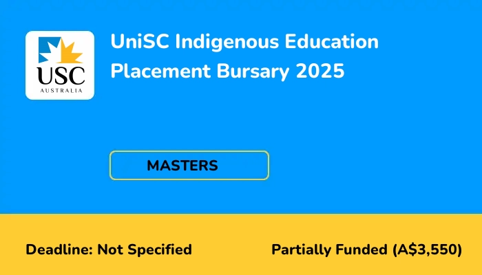 UniSC Indigenous Education Placement Bursary 2025