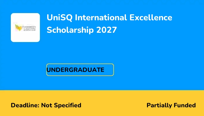 UniSQ International Excellence Scholarship 2027