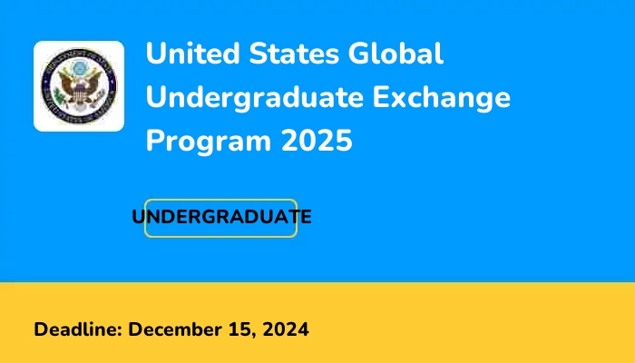 United States Global Undergraduate Exchange Program 2025