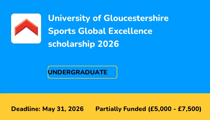 University of Gloucestershire Sports Global Excellence scholarship 2026