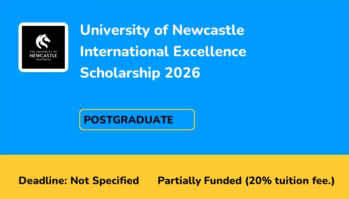 University of Newcastle International Excellence Scholarship 2026
