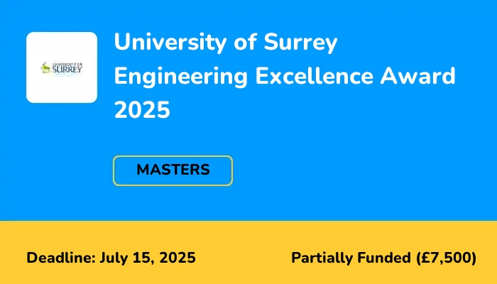 University of Surrey Engineering Excellence Award 2025