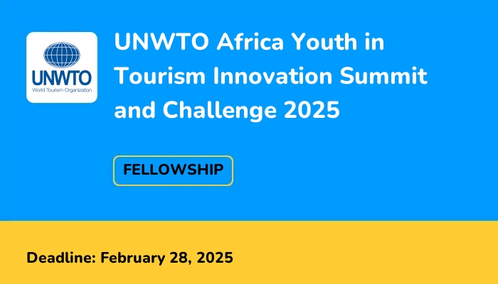 UNWTO Africa Youth in Tourism Innovation Summit and Challenge 2025