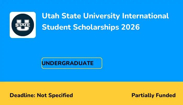 Utah State University International Student Scholarships 2026
