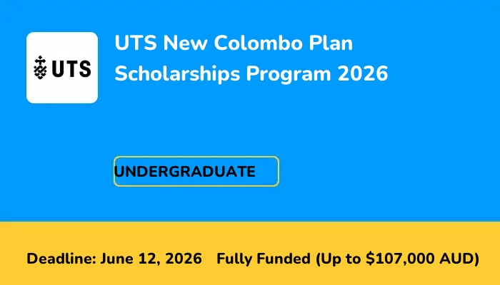 UTS New Colombo Plan Scholarships Program 2026