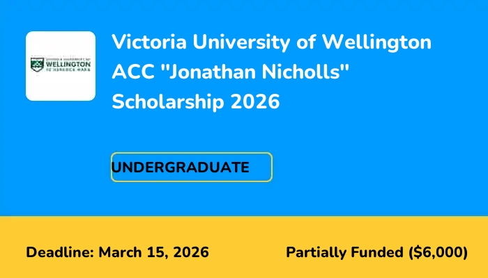 Victoria University of Wellington ACC 
