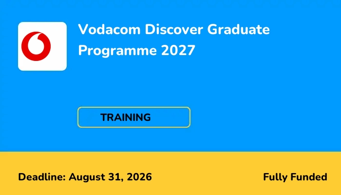 Vodacom Discover Graduate Programme 2027