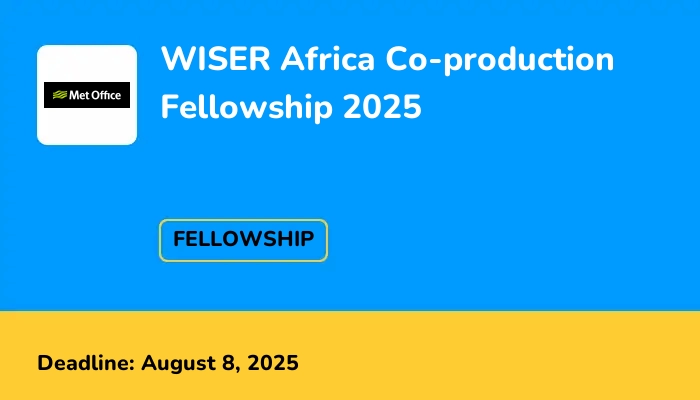 WISER Africa Co-production Fellowship 2025