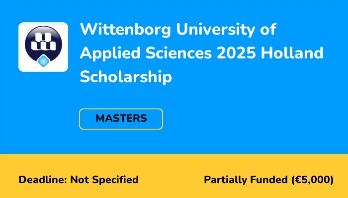 Wittenborg University of Applied Sciences 2025 Holland Scholarship