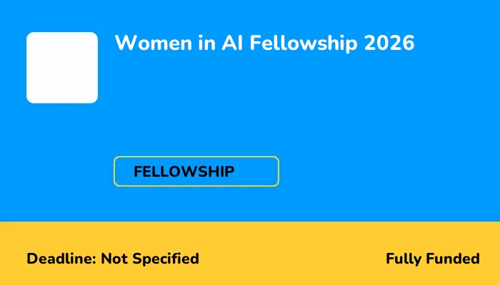 Women in AI Fellowship 2026