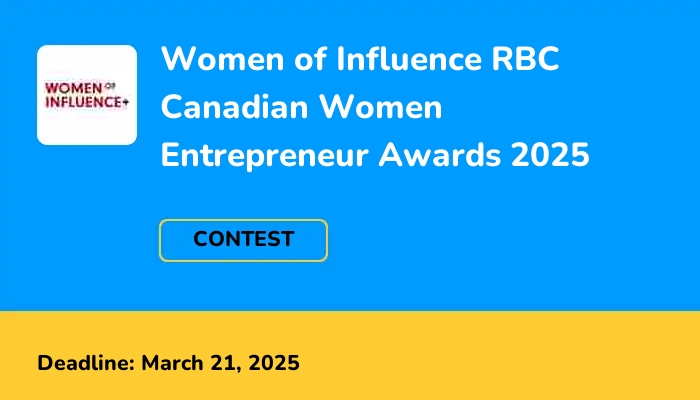 Women of Influence RBC Canadian Women Entrepreneur Awards 2025