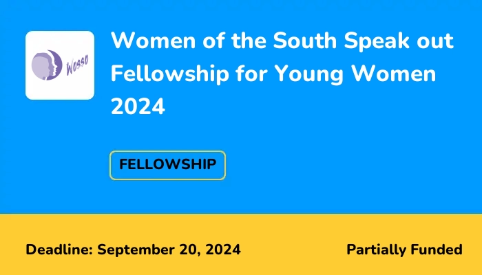 Women of the South Speak out Fellowship for Young Women 2024
